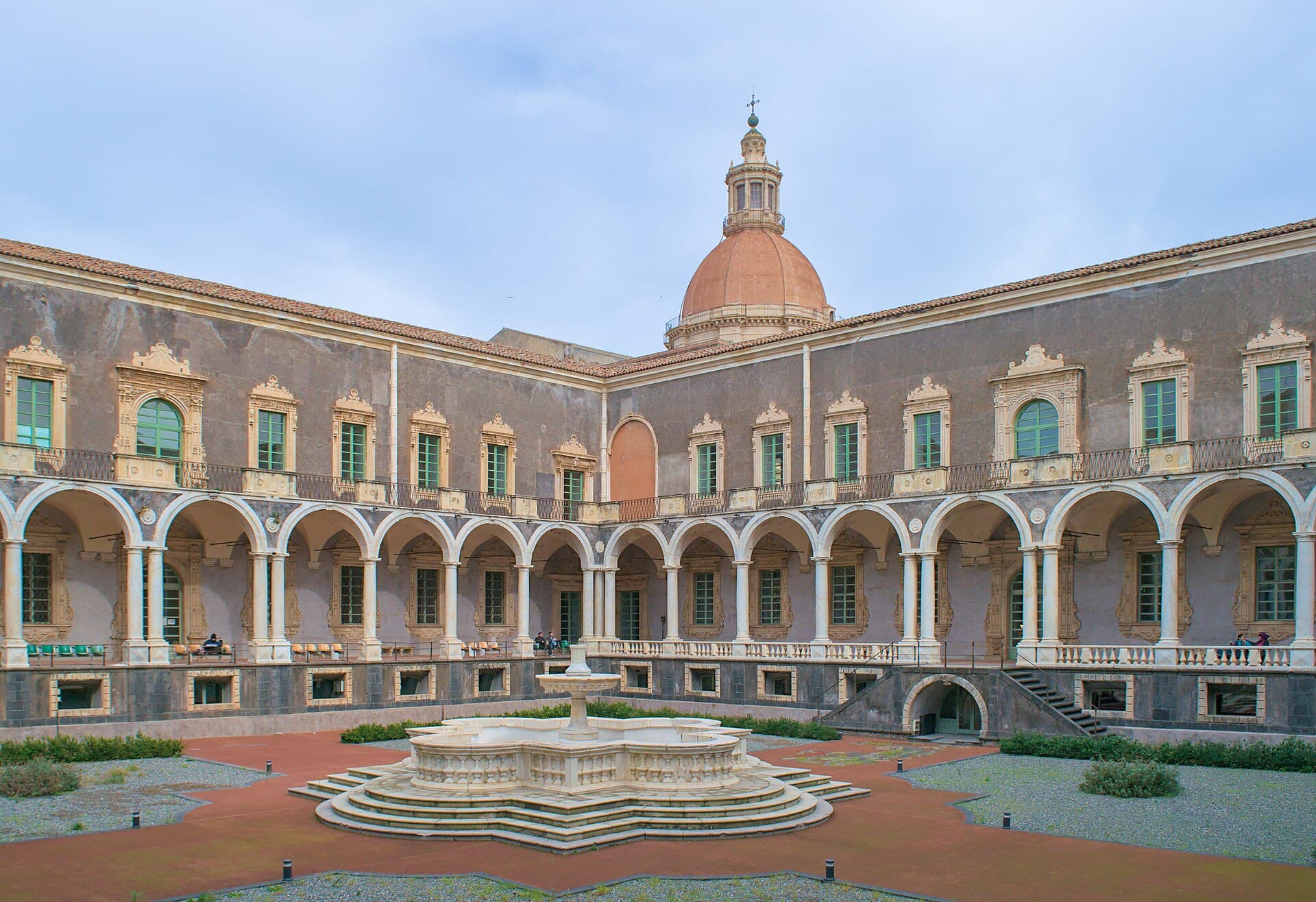 The Marble Cloister of the Benedictine Monastery, today a university department: visits are guided only.